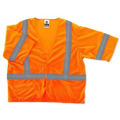 Ergodyne 8310HL L/XL Orange Type R Class 3 Vest
