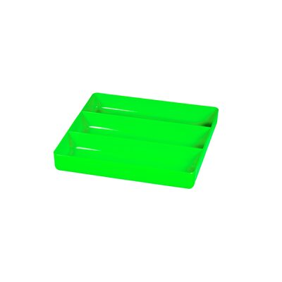 Ernst Mfg. 10.5 x 10.5" 3 compartment Organizer Tray - Green
