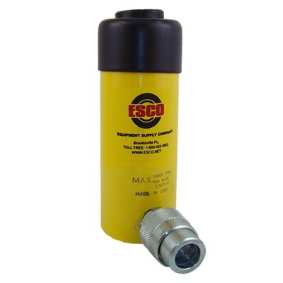 ESCO 10 Ton Capacity Hydraulic Ram-Single Acting Cylinder-4 in. Stroke