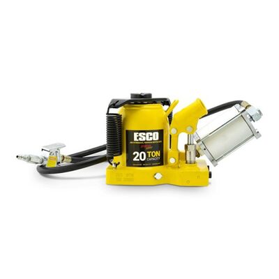 ESCO Pro Series 20 Ton "Shorty" Air Hydraulic Bottle Jack