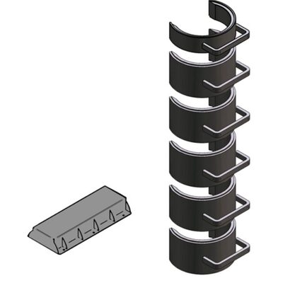 ESCO MAMMUT Safety Locking Device Set For The 91005 Jack (Contains 6-Safety Blocks And Block Holder)