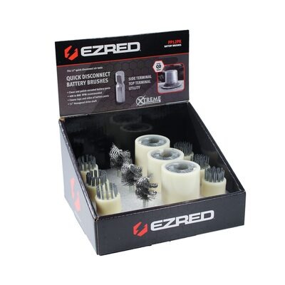 E-Z Red Quick Disconnect Battery Brush Kit Display
