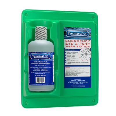 First Aid Only Eyewash Station Single 32 oz. Screw Cap Bottle