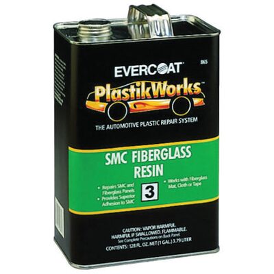 Fibre glass Evercoat 100865 SMC Fiberglass Resin, 1 gal Can, Yellow, Liquid