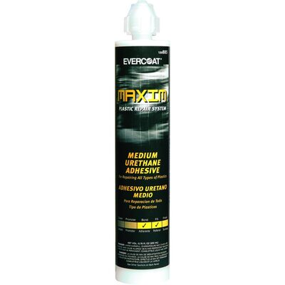 Fibre glass Evercoat MAXIM 100885 Medium Fast Urethane Adhesive, 250 mL Bottle, Beige, Liquid, 3 hr Curing