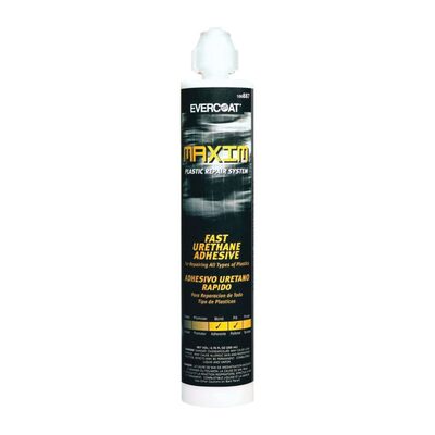 Fibre glass Evercoat MAXIM 100887 Fast Urethane Adhesive, 250 mL Cartridge, Liquid, Beige, 1 to 3 min Application