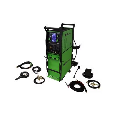 Forney Industries 250 MP (Multi-Process) PRO Welder with TIG Accessory Package and Dual Cylinder Cabinet Cart
