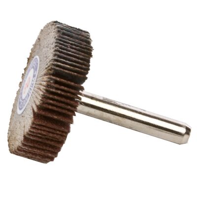 Forney Industries Forney 71692 Flap Wheel, Shank Mounted, 1-1/2 in x 1/2 in, Grit: 80
