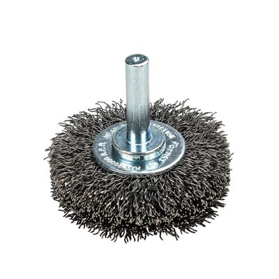 Forney Industries Command PRO Wire Wheel Crimped, 2 in x .014 in x 1/4 in Shank, Bulk