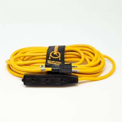 Firman 25ft 14 Gauge Household Cord with Triple Tap and Storage Strap