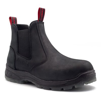 Avenger Work Boots BLACK WIDOW ST - Men's Boots - Soft Toe - EH|SR|PR - Black/Black - Size: 13 - D - (Regular)