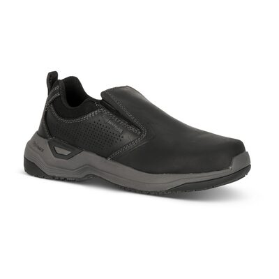 Avenger Work Boots Foreman MAX Low Slip-On - Women's - CN|EH|SR|SF - Black - Size: 7.5 - D - (Regular)