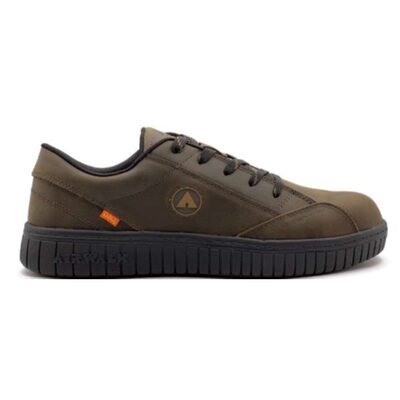 AIRWALK CAMINO MET - Men's Low Top Shoe - CT|EH|SF|SR|MT - Dark Coffee / Black - Size: 10.5 - D - (Regular)