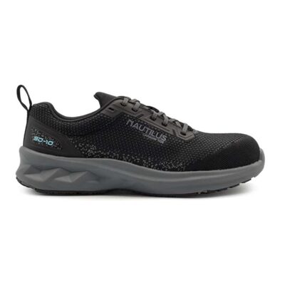 Nautilus Safety Footwear SPRINGWATER SD10 - Women's Low Top Shoe - CT|SD|SF|SR - Black / Grey - Size: 7.5 - B - (Medium)