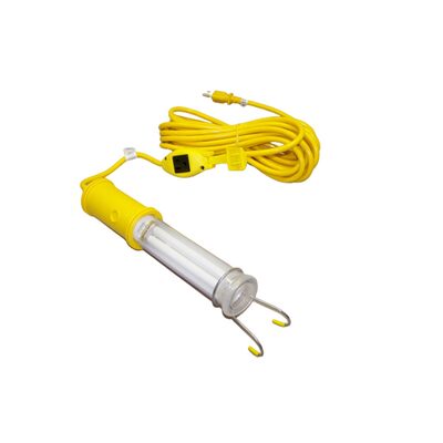 SafTlite by General Manufacturing 620 Lumen Stubby LED Supplies 620 Lumens on 25 Foot 16/3GA Cord with Inline Tool Tap and Yellow Fixtures