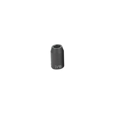 Grey Pneumatic 1/2" Drive x 7/16" Standard Socket