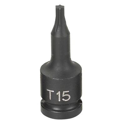 Grey Pneumatic 1/4" Drive x T15 Internal Star Impact Driver