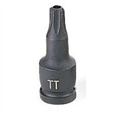 Grey Pneumatic 1/4" Dr. x TT20 Tamper Proof Star Driver