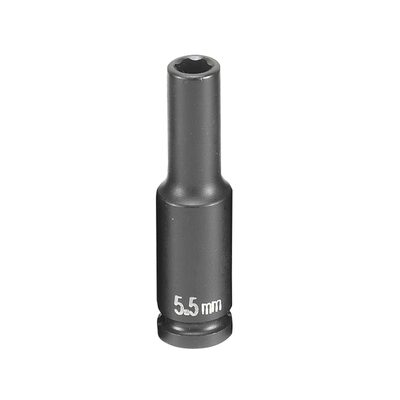 Grey Pneumatic 1/4" Surface Drive x 5.5mm Deep  Socket