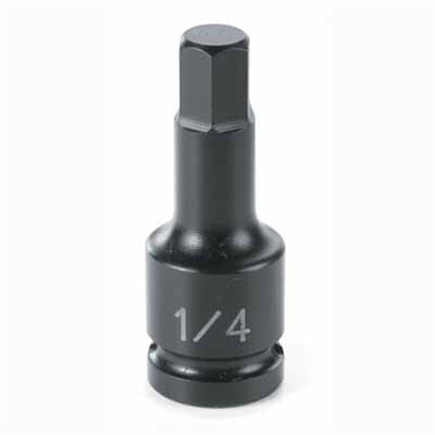 Grey Pneumatic 1/4" Drive x 8mm Hex Driver
