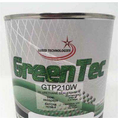 GENTEC AND GREENTEC PRODUCTS GTP210W(Q) High Build 2K Urethane Sealer, 1 qt Can, White, 140.5 g/L VOC, 4:1 Mixing