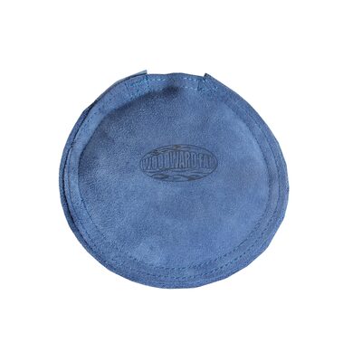 Woodward Fab 6 in. Diameter Embossed Leather Shot Bag