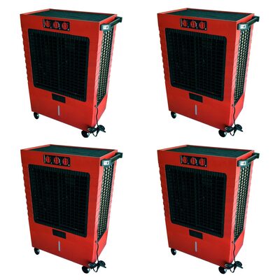 Hessaire M270R 5300 Cfm High Velocity Cooling Fan with Storage - 4 Count
