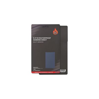 High Teck Products (5 pcs pack) 5.5"X9" WATERPROOF SANDING SHEET P1000