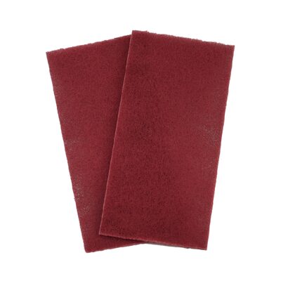 High Teck Products (20 pcs per box) 6"X9" RED SCUFF PAD VERY FINEe Grain