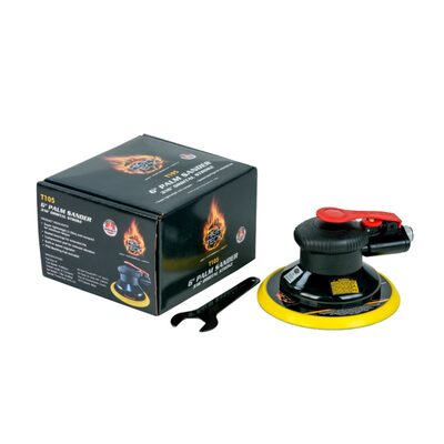 High Teck Products T105 Palm Sander, 6 in Dia, Round