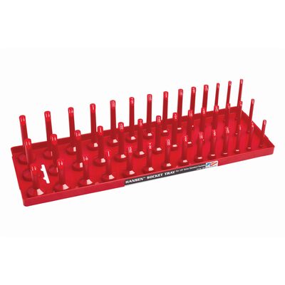 Hansen Global 1/2" SAE 3-Row Socket Tray