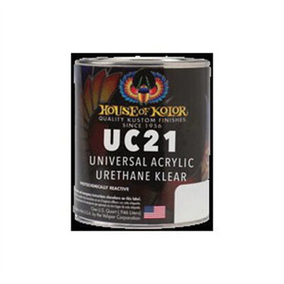 House Of Kolor UC21-G01 Universal Acrylic Urethane Klear, 1 gal, 2:1 Mixing