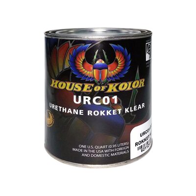 House Of Kolor URC01-Q01 Urethane Rokket Clearcoat, 1 qt Can