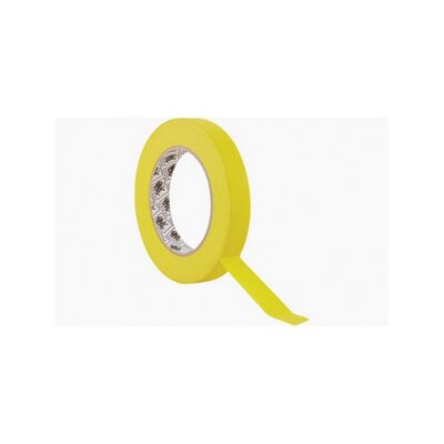 Indasa USA,Inc. 556771 MTE Premium Automotive-Grade Masking Tape, 50 m L x 1-1/2 in W, 0.145 mm THK, Yellow