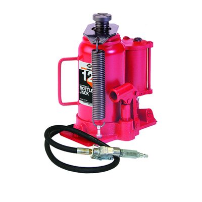 American Forge & Foundry Bottle Jack - 12 Ton Capacity - Air/Manual