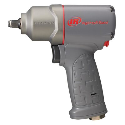 Ingersoll Rand 3/8" Air Impact Wrench, 300 ft-lbs Max Torque, Maintenance Duty, Pistol Grip, Titanium Hammercase