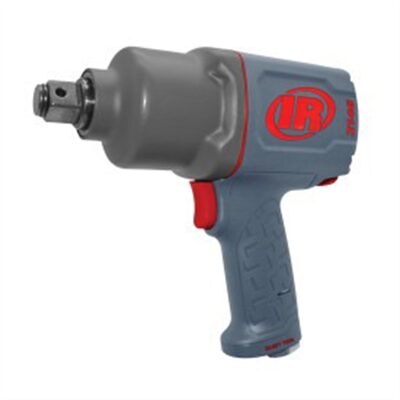 Ingersoll Rand 3/4 Inch Air Impact Wrench, Quiet, 2000 ft-lb Torque, Friction Ring-Thru-hole Retainer, Pistol Grip