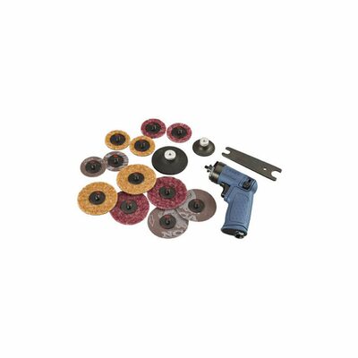 Ingersoll Rand Mini Surface Prep Air Sander Kit, Includes 2" and 3" Sanding Pads