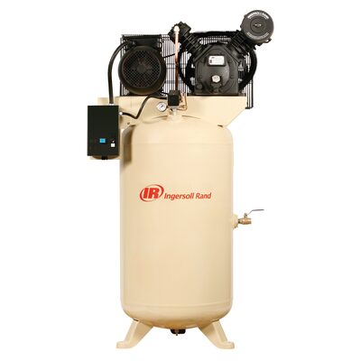 Ingersoll Rand Model 2475N7.5-V 7.5 hp Air Compressor With 80 gal/Vertical Tank