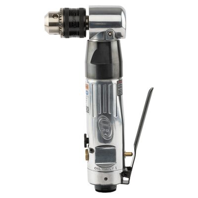 Ingersoll Rand 3/8" Keyed Chuck, Right Angle Reversible Air Drill, 1800 RPM, 0.33 HP