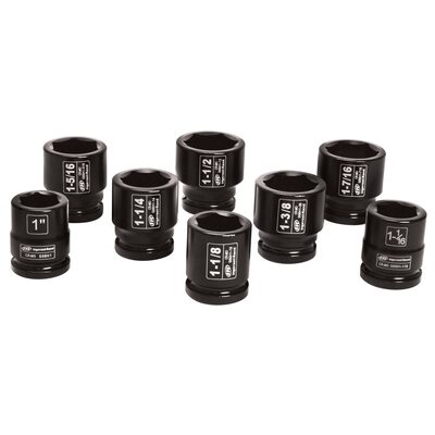 Ingersoll Rand 3/4" 8PC SAE IMPACT SOCKET SET