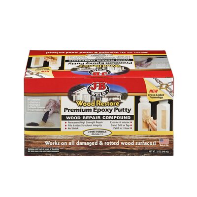 J B Weld J-B Weld 40006 Wood Restore Premium Epoxy Putty - 32 oz.