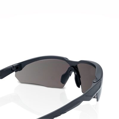 Jackson Safety Safety Glasses - HyperGuard H-Series - Smoke Lens - Black Half Frame - STA-CLEAR Anti-Fog