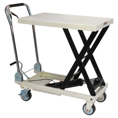Jet Tools SLT-330F - Scissor Lift Table, Folding Handle, 330-lb. Capacity
