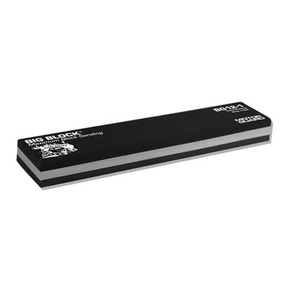 Motorguard J.R. Tech Big-Block BGK12-1 Hook Facing Sanding Block, 2-5/8 in W x 12 in L, Hook and Loop Attachment
