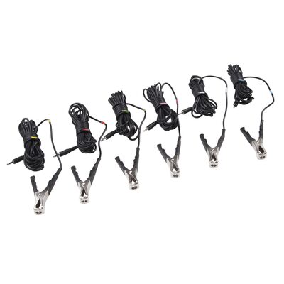 J S Products (steelman) 6-Pack of Leads w/ Clamps Set