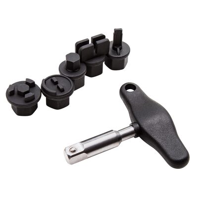 J S Products (steelman) 6-Piece Oil Drain Plug Wrench Kit