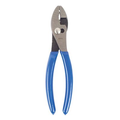 J S Products (steelman) 8" Slip Joint Pliers - Double Dip Blue Handle