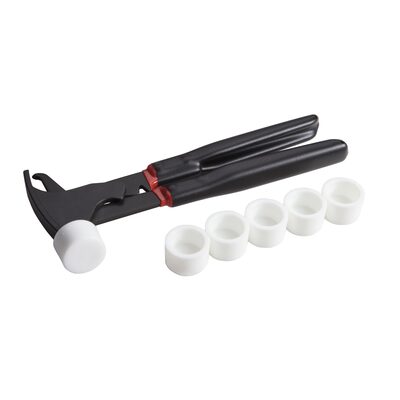 J S Products (steelman) Plastic Cap for Steel Wheel Weight Hammer, 5-Pack