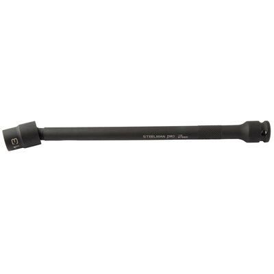 J S Products (steelman) 3/8" Drive x 9" Long Ball-Joint Impact Socket,13mm